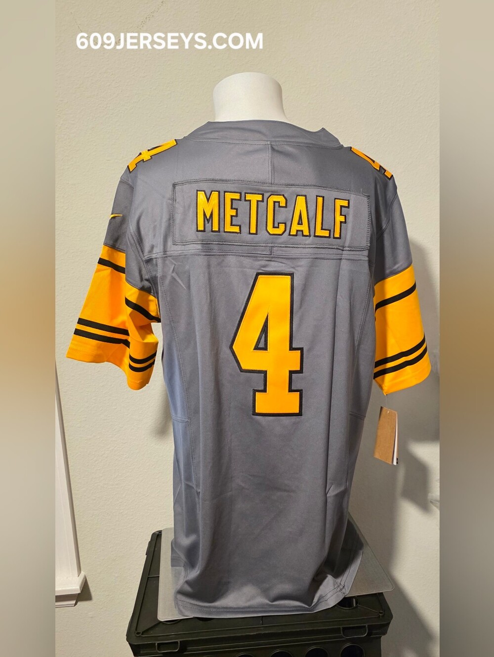 Pittsburgh Steelers DK Metcalf "STEEL CITY" Custom Jersey